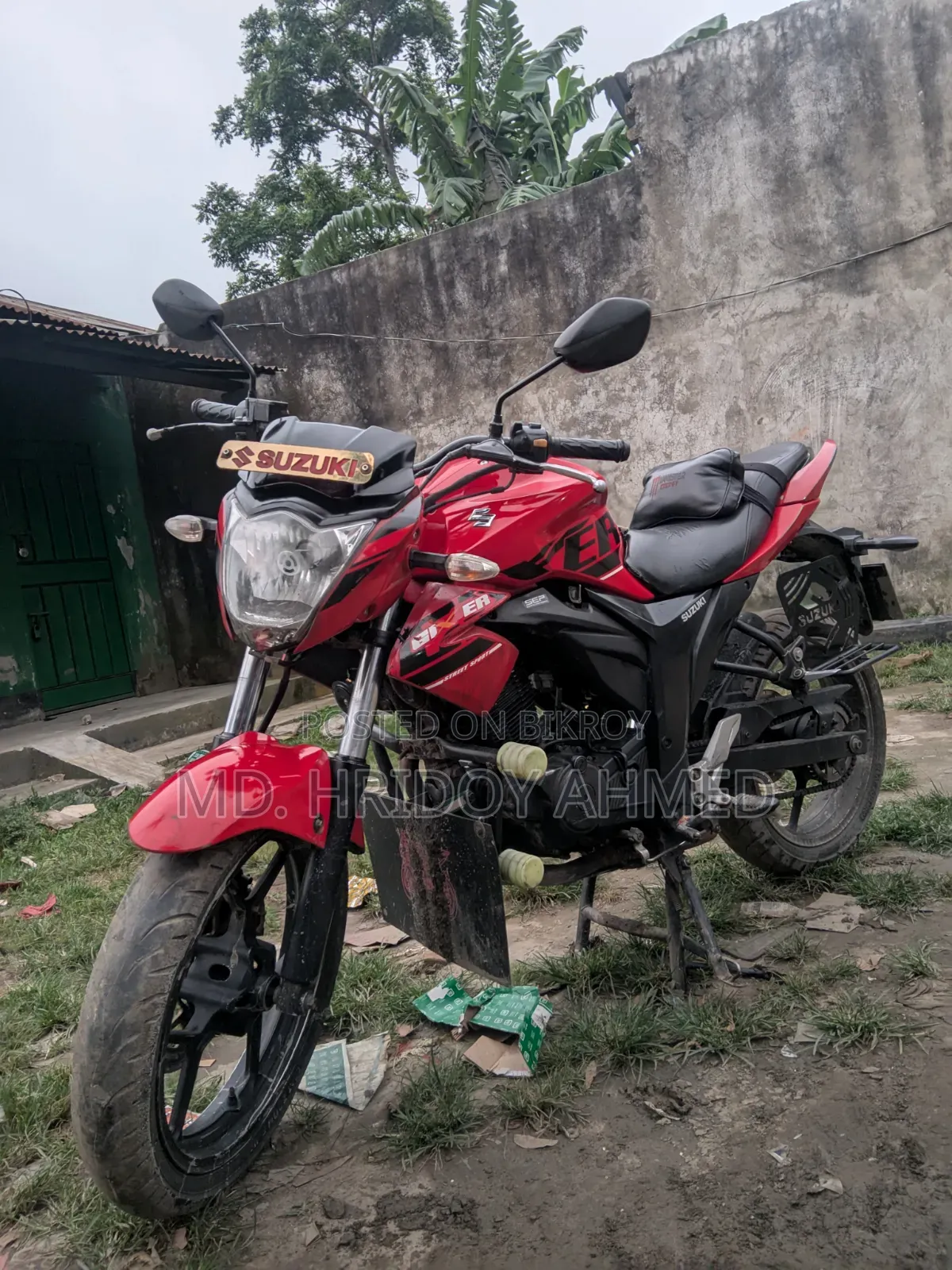 Suzuki Gixxer Monotone 2018 Red