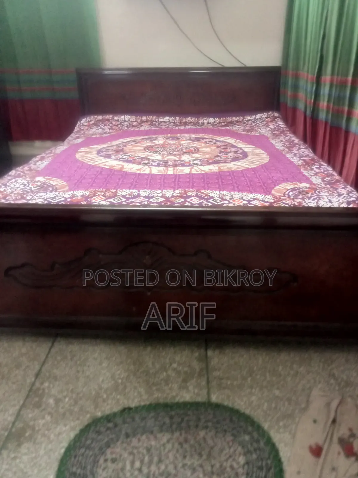 Otobi double-sized bed for sale.