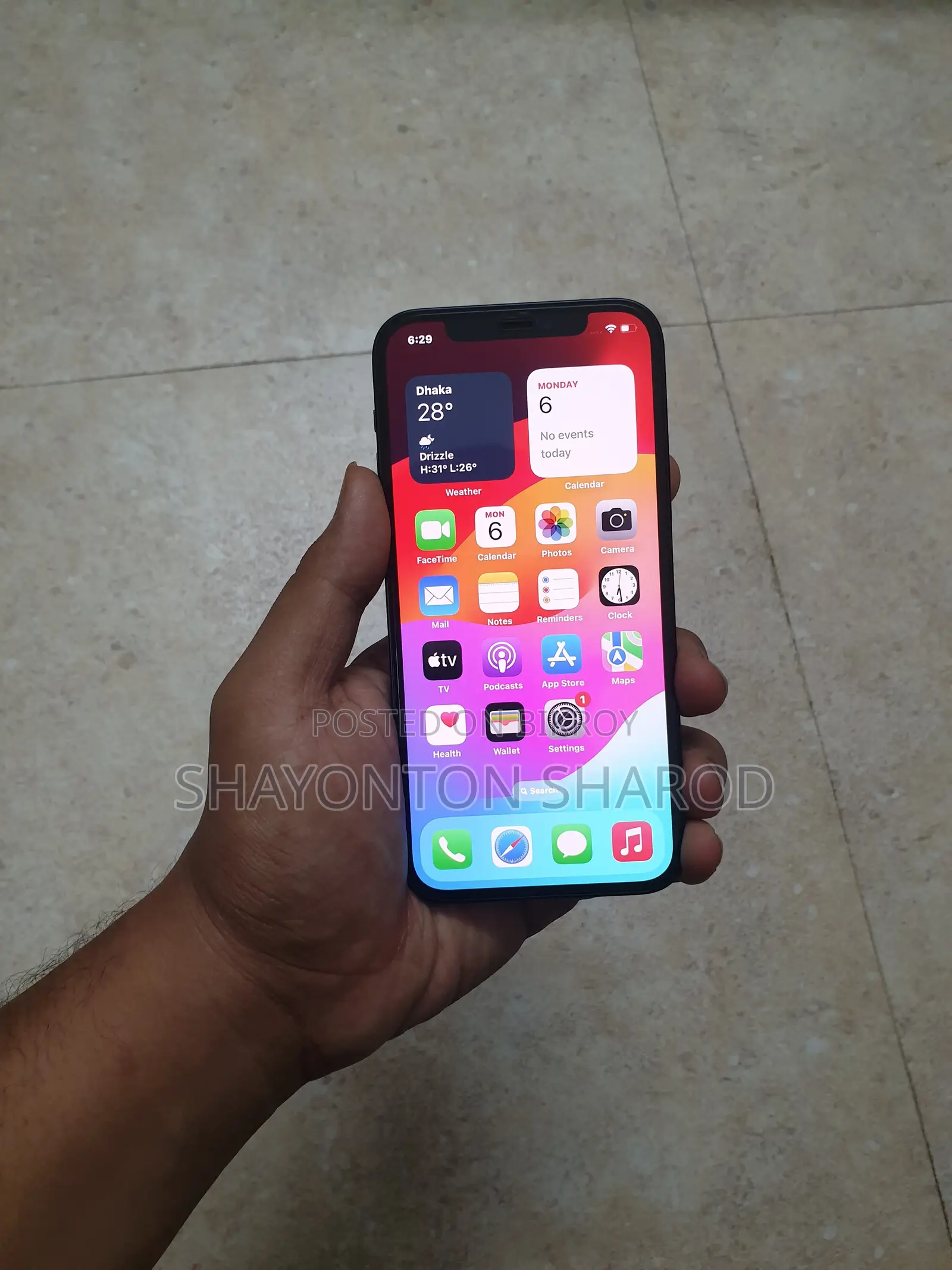 অ্যাপল আইফোন ১২ ৬৪ জিবি ব্ল্যাক