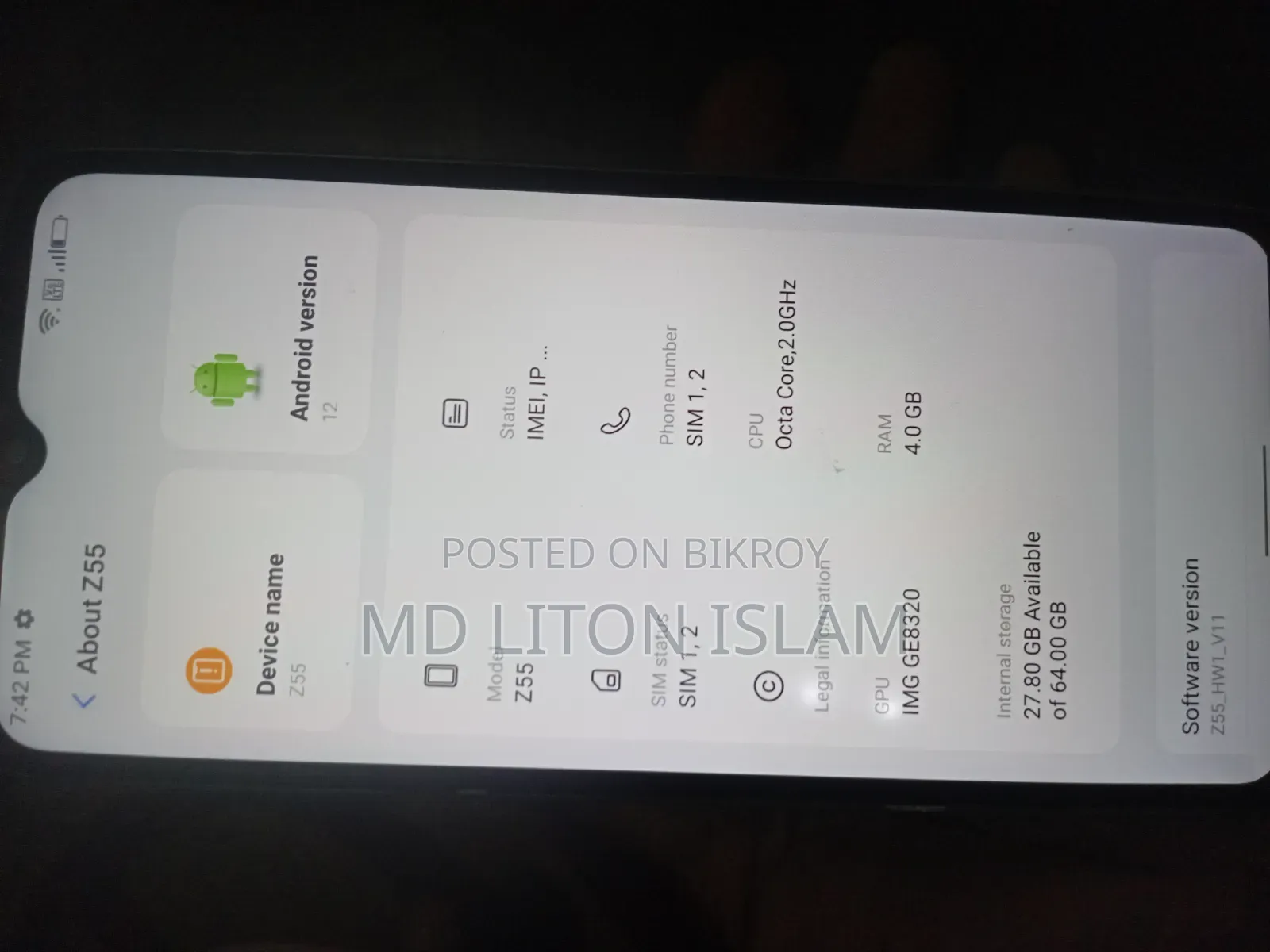 Vivo Y91c 32 GB Black