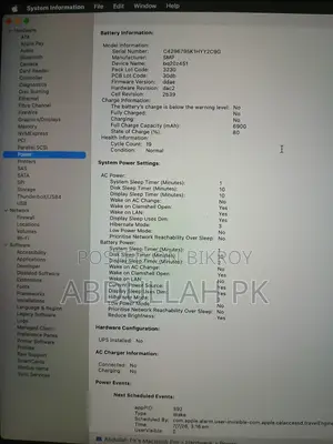 Laptop Apple MacBook Pro 2018 16GB Intel Core i7 SSD 500GB