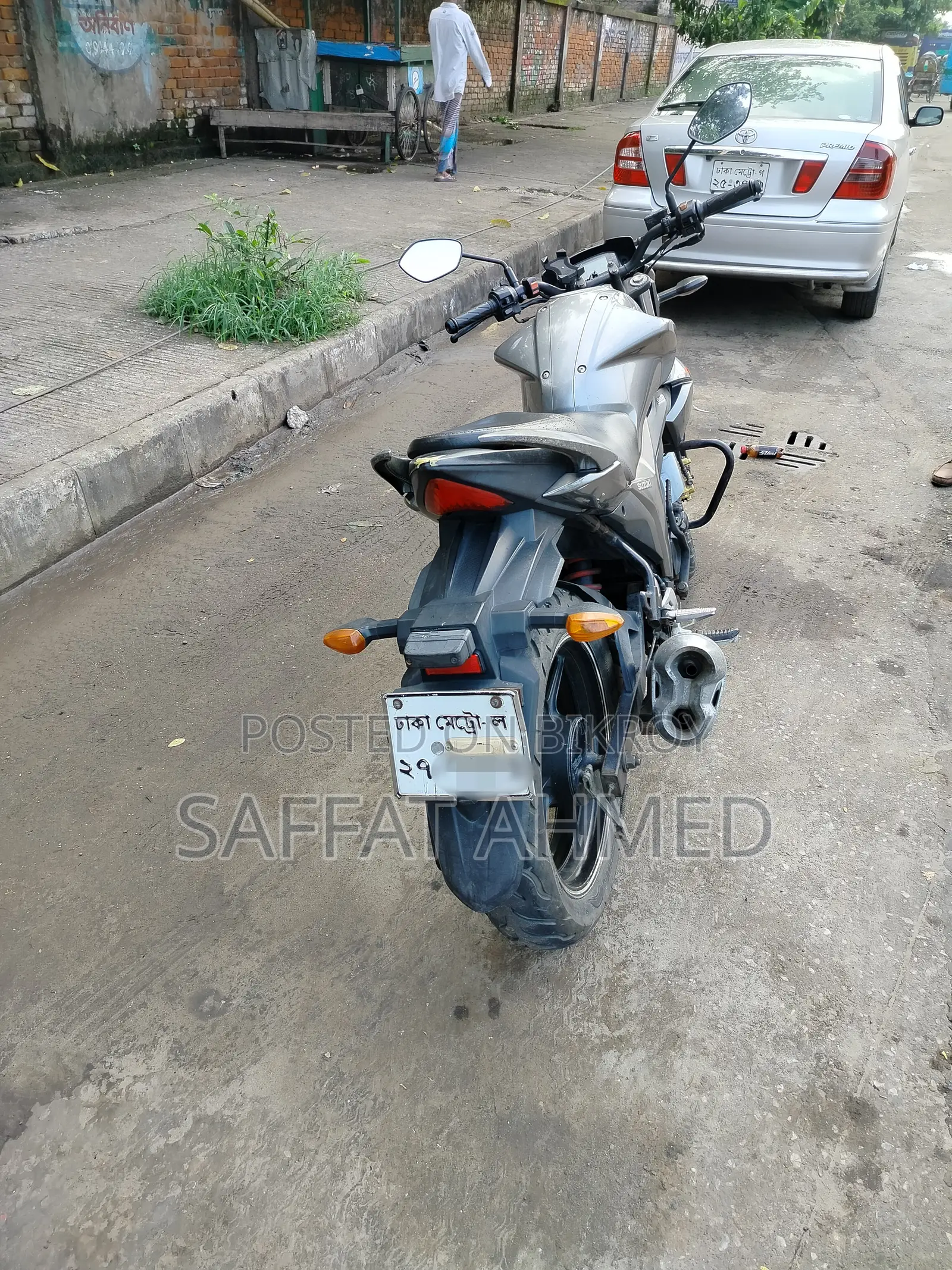 Suzuki Gixxer Monotone 2015 Gray