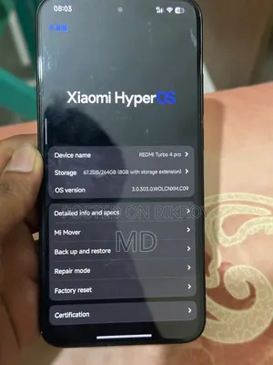 Xiaomi Redmi Turbo 4 Pro 256 GB Black