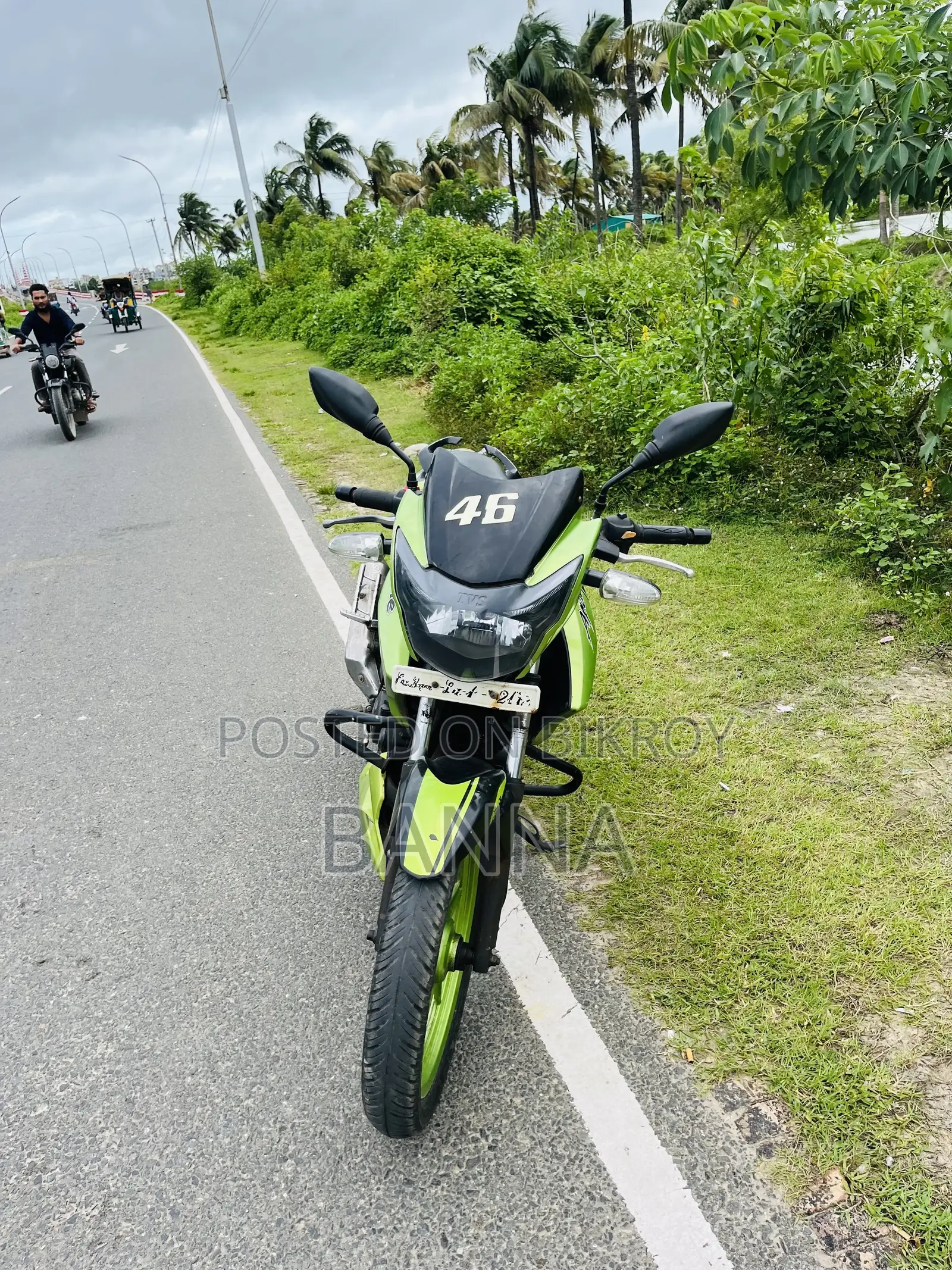 TVS Apache RTR 160 2V 2018 Green