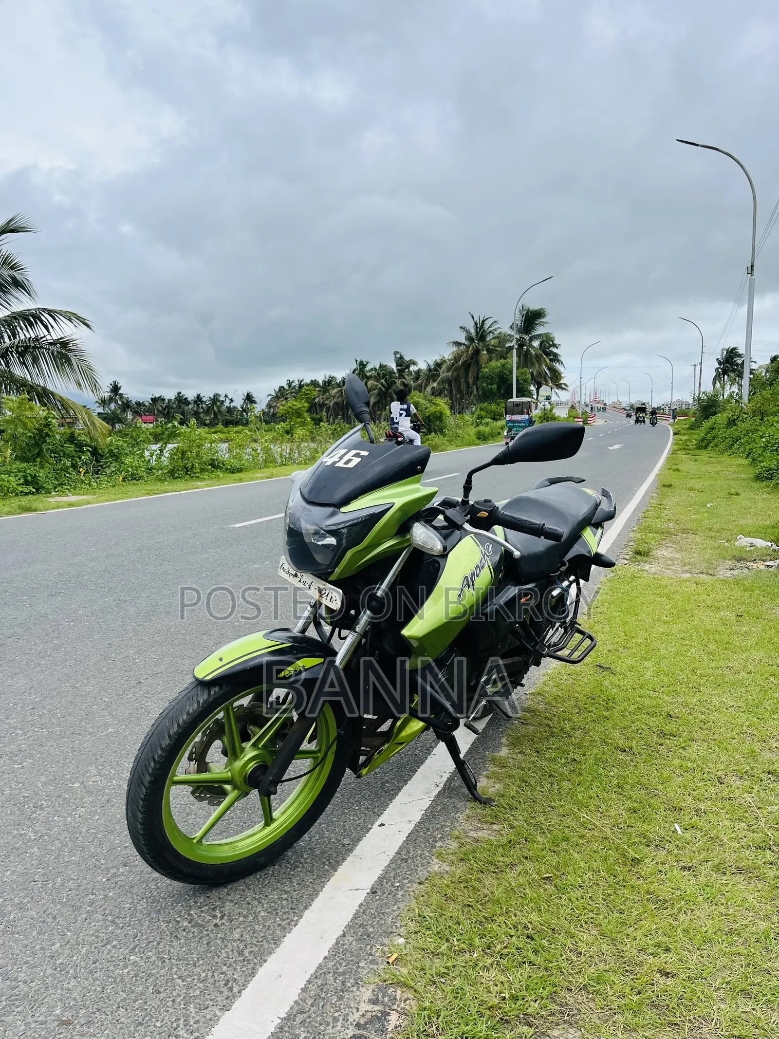 TVS Apache RTR 160 2V 2018 Green