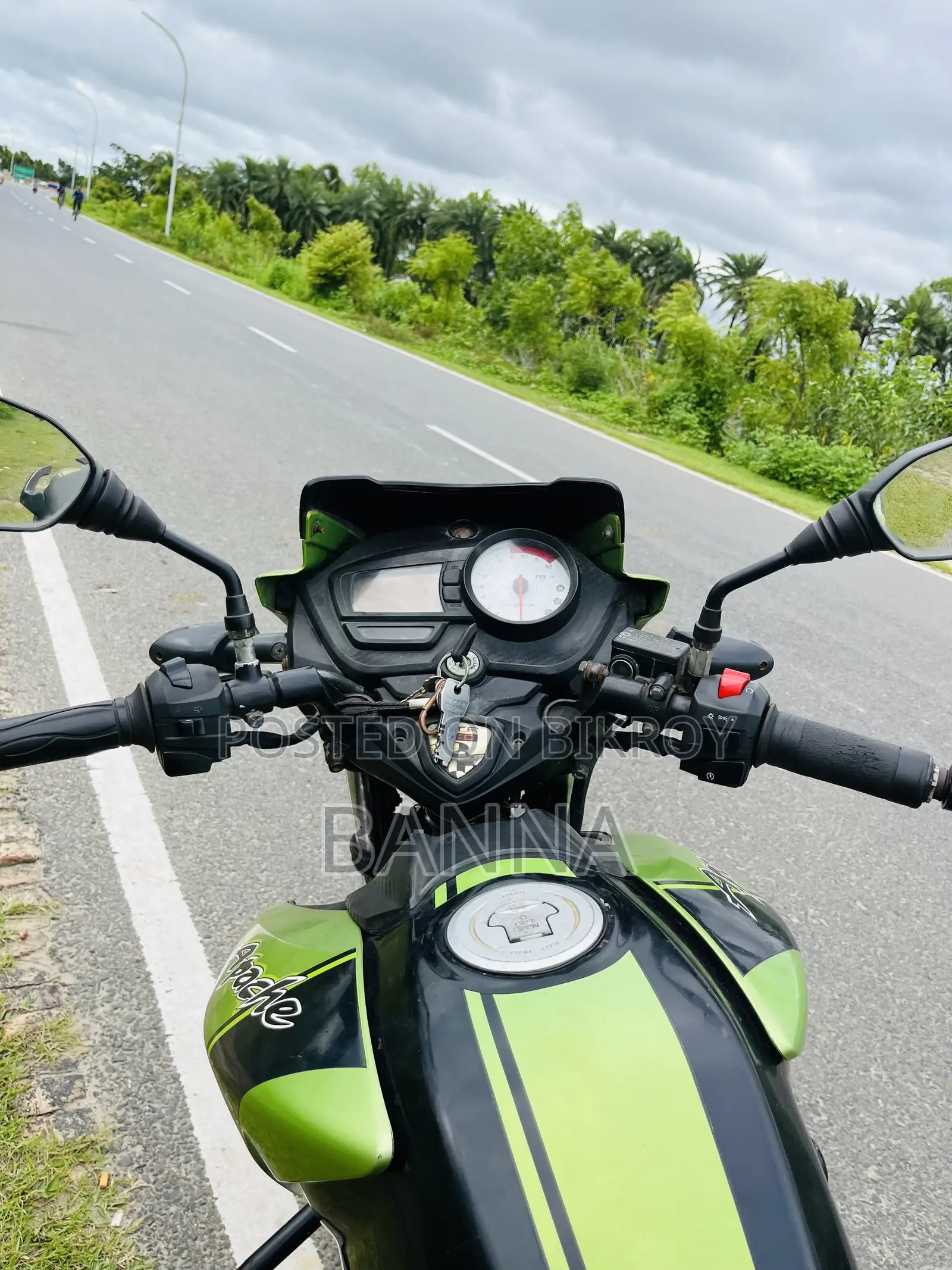 TVS Apache RTR 160 2V 2018 Green