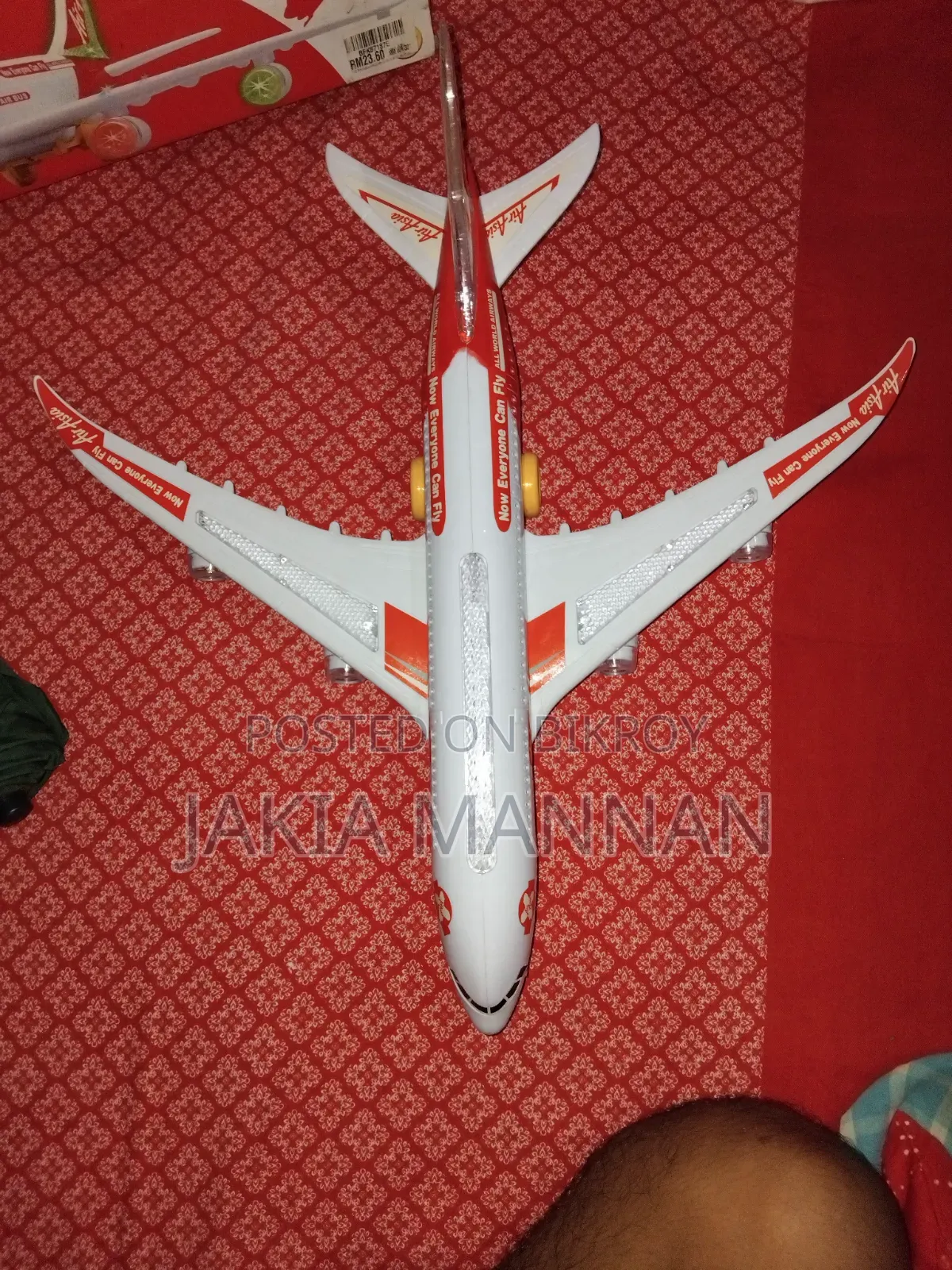 Air Bus Flash Electric A380 Toy Plane