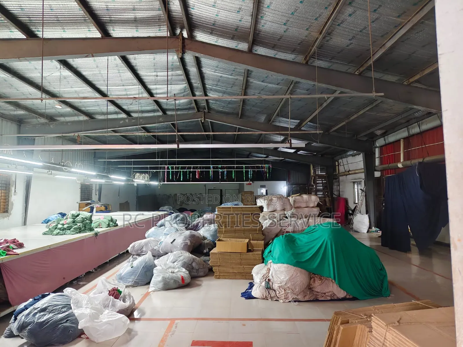 18000 sq ft Industrial Steel Shed for Warehouse or Factory in Zirabo