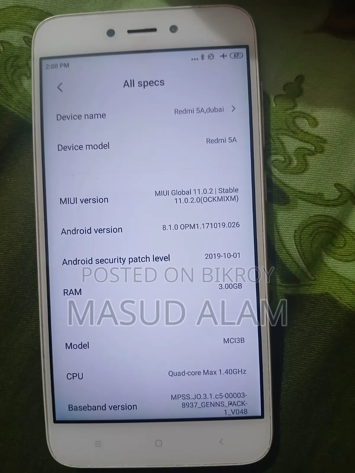 Xiaomi Redmi 5A 32 GB Rose Gold