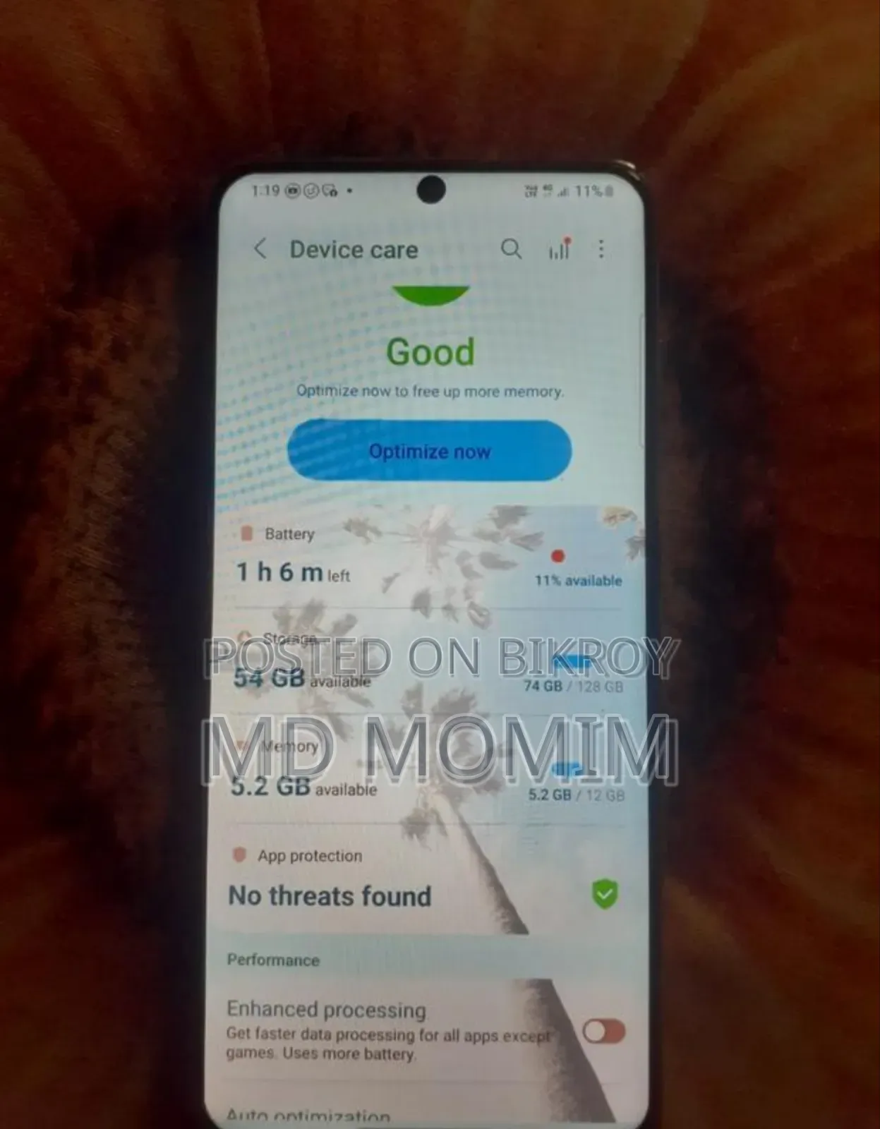 Samsung Galaxy S20 5G Uw 128 GB White