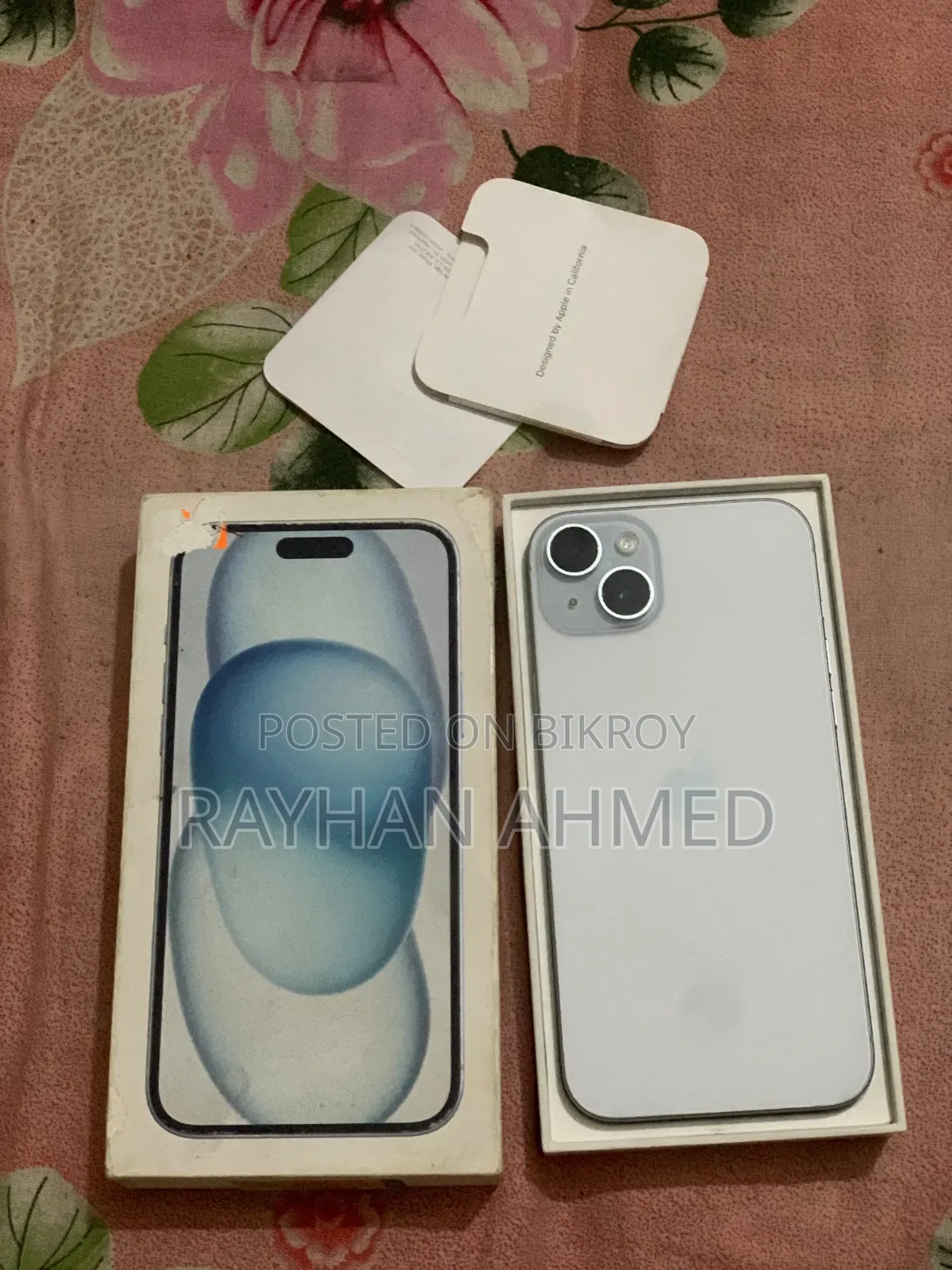 New Apple iPhone 15 Plus 128 GB Blue