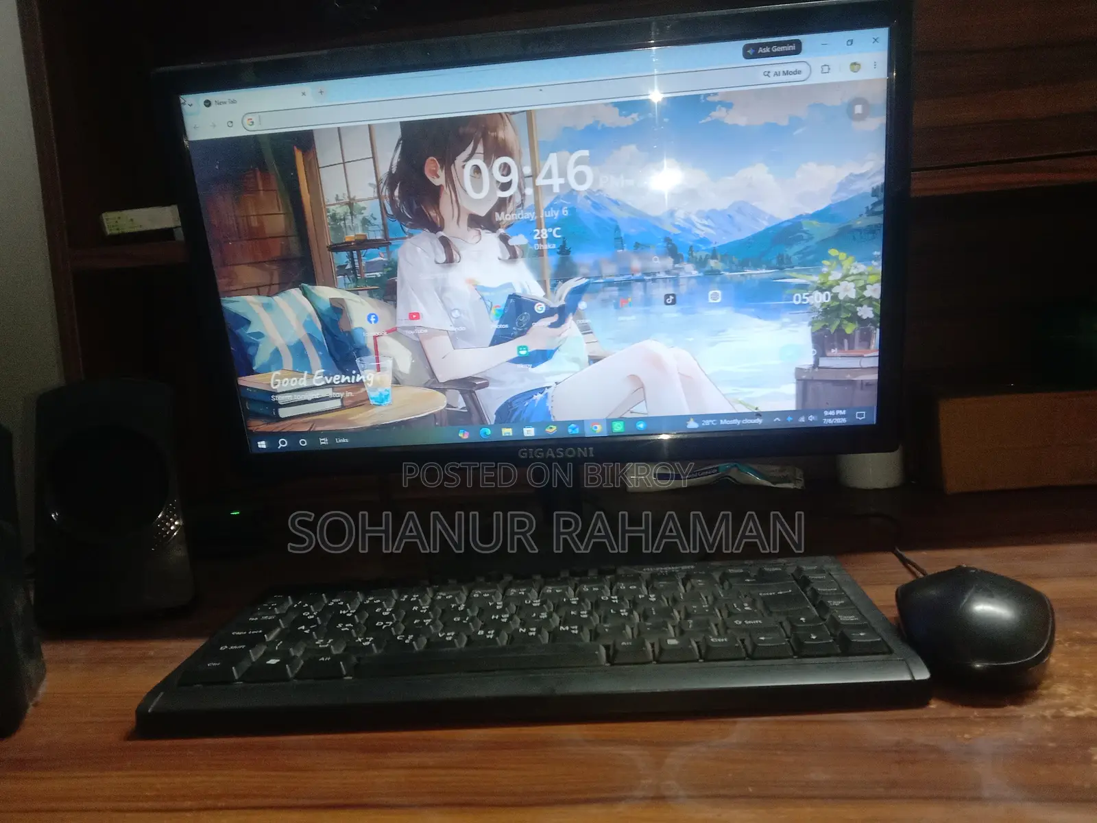 Gigabyte GA-H110MSTX-HD3-ZK 8GB Intel Core I5 SSD 128GB