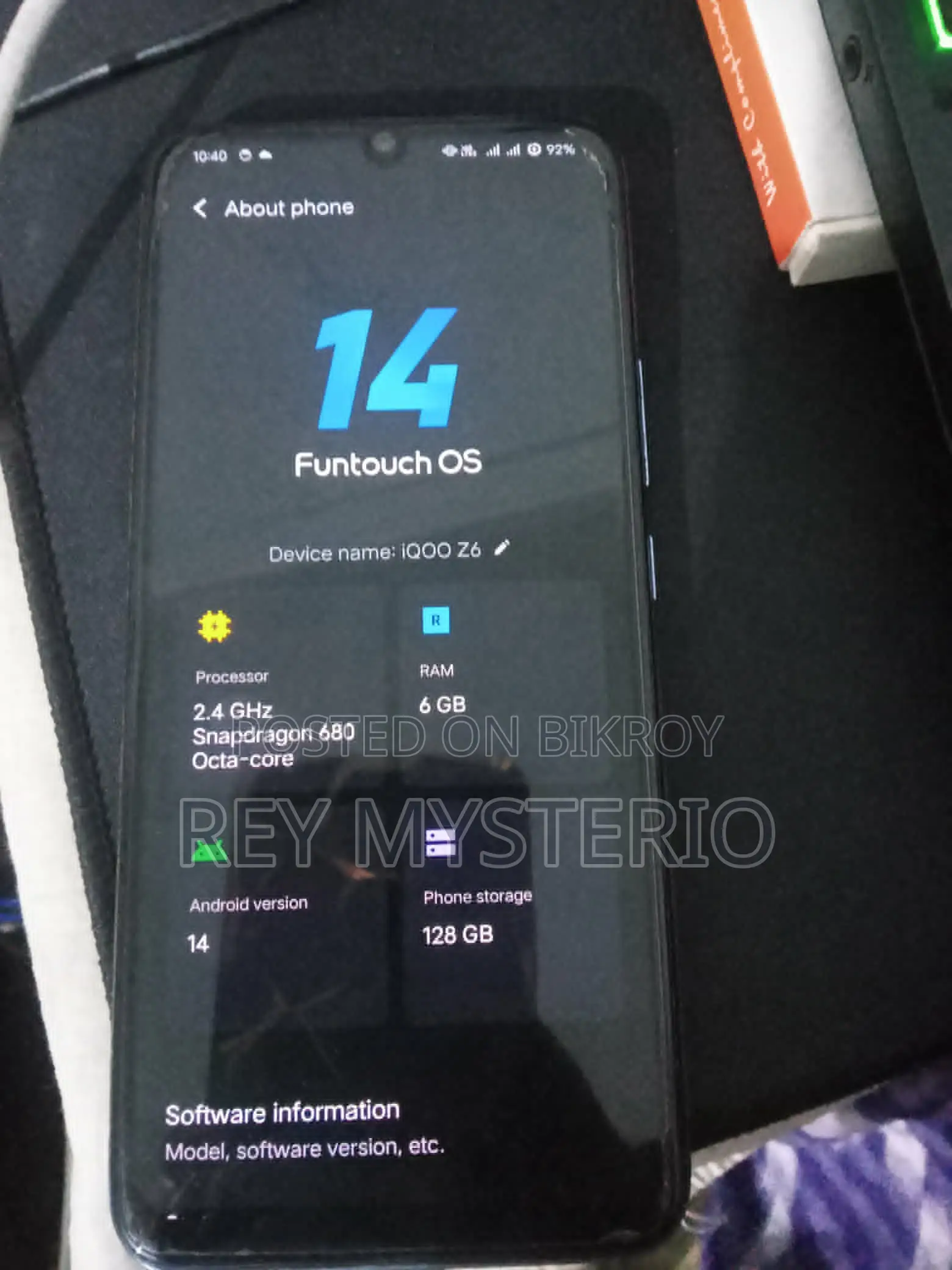iQOO 128 GB Blue