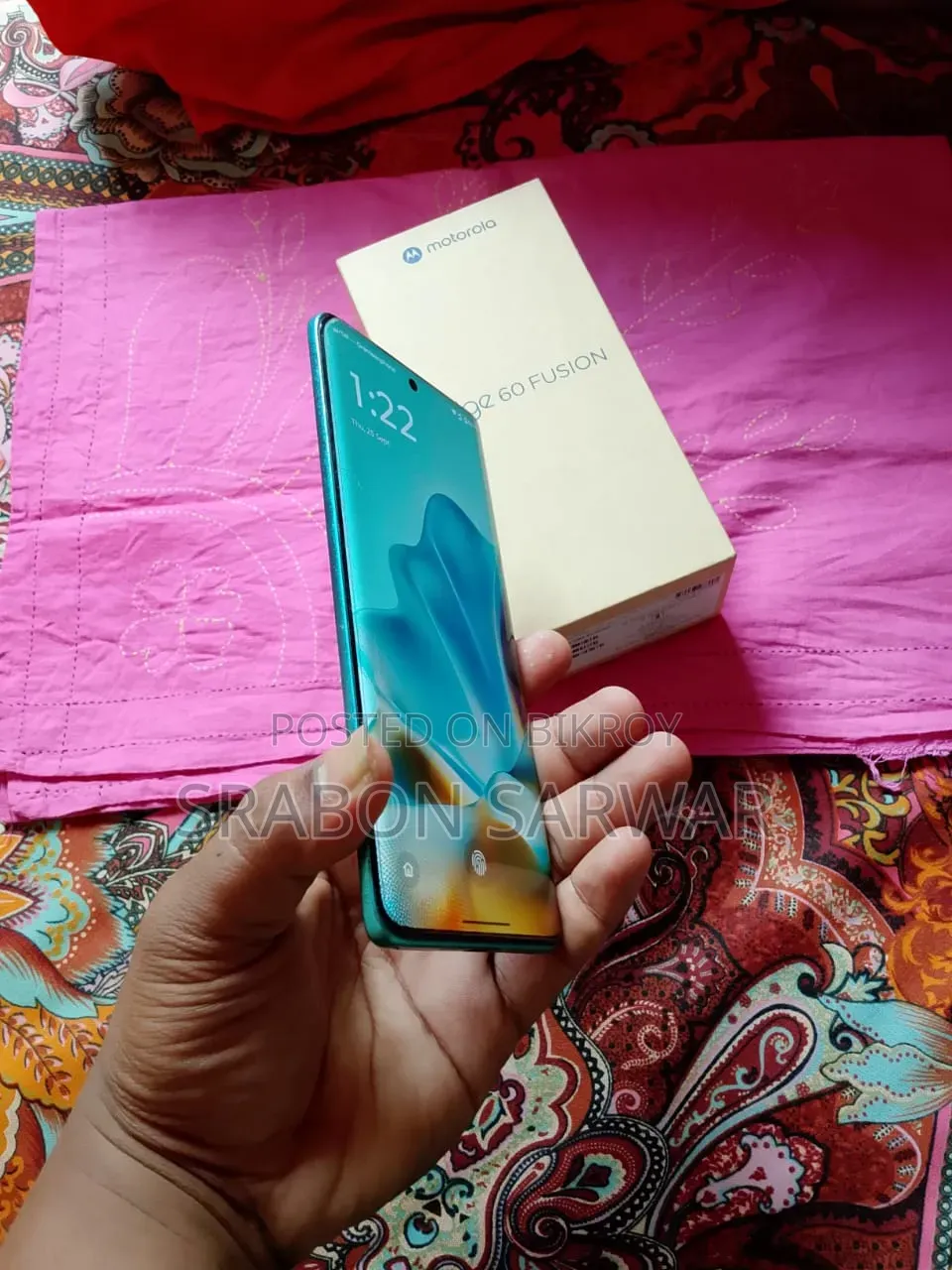 Motorola Edge 60 Fusion 256 GB Blue