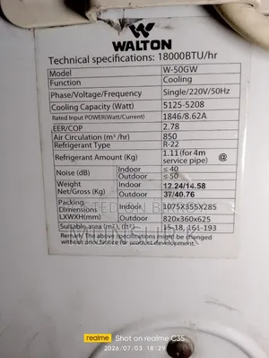 Walton Ac 1.5ton