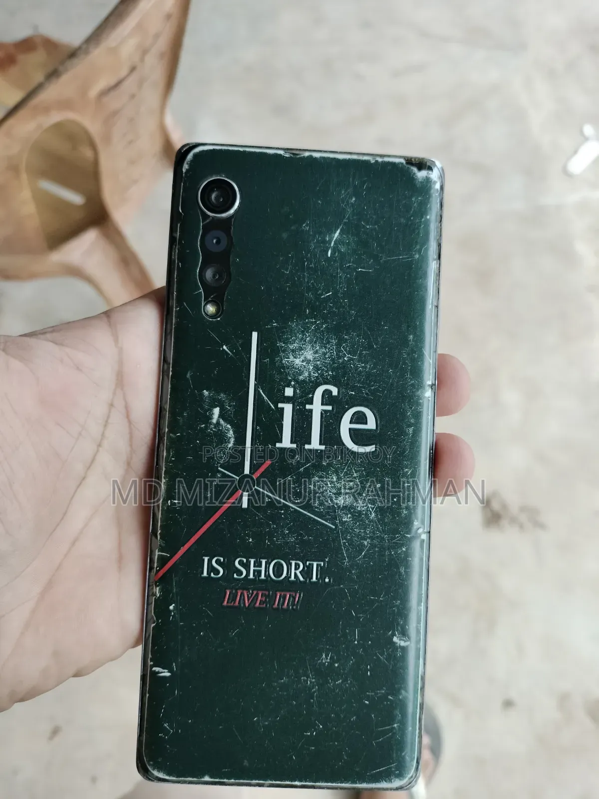 LG Velvet 128 GB Black