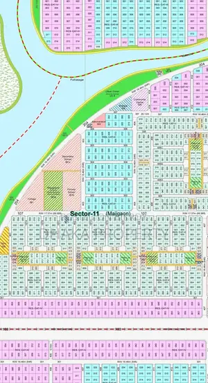 300ft Expressway 5 Katha Lake West at Sector-11