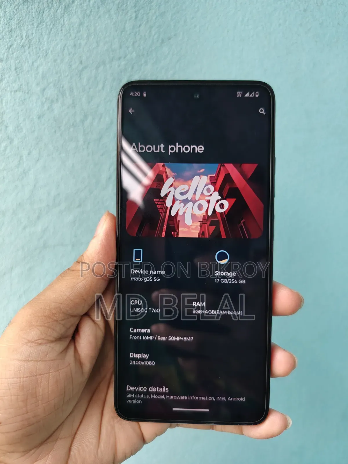 Motorola Moto G35 256 GB Black