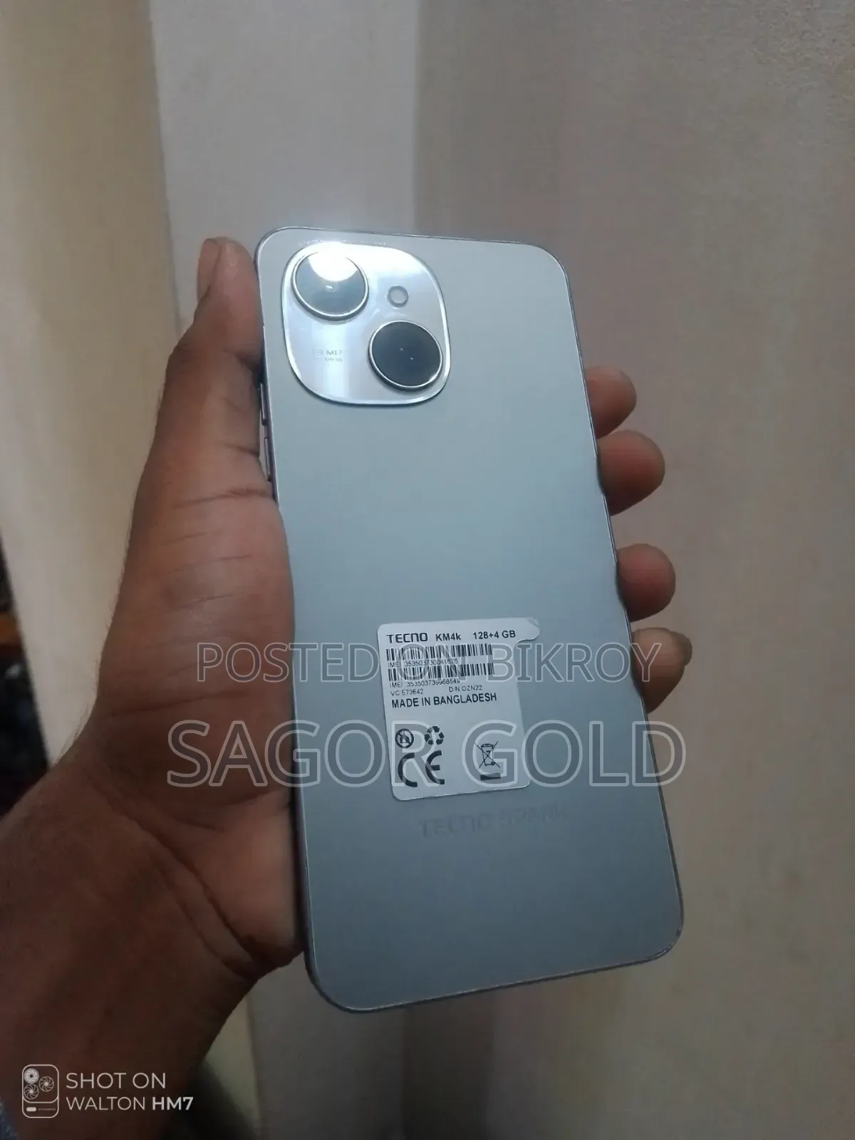 Tecno Spark 40 128 GB Silver