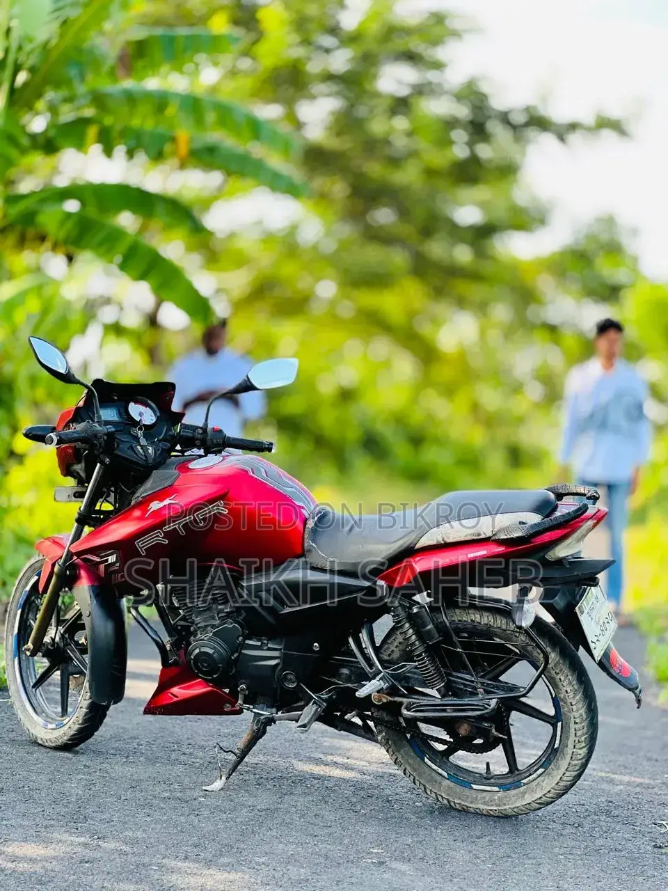 TVS Apache RTR 160 2V ২০১৮ লাল