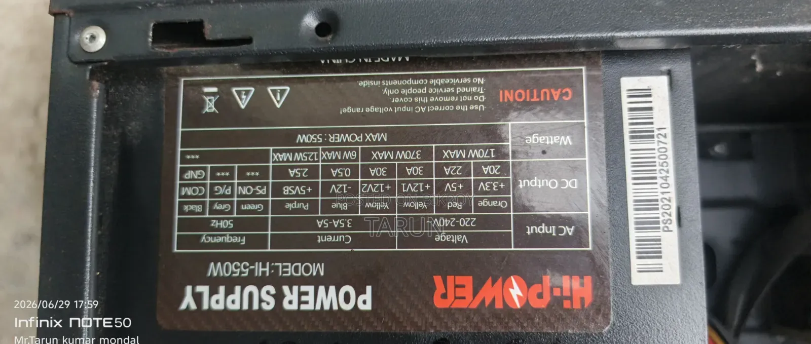Desktop Computer 4GB Intel Core I3 HDD+SSD 4T
