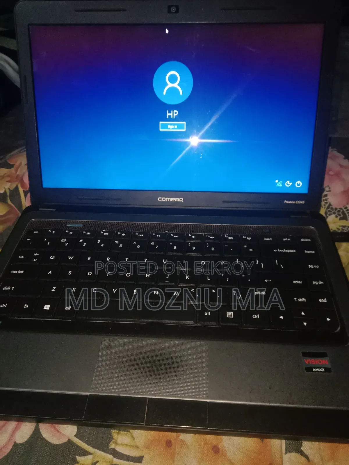Laptop HP Compaq Presario CQ43 4GB Intel Core I7 SSD 500GB