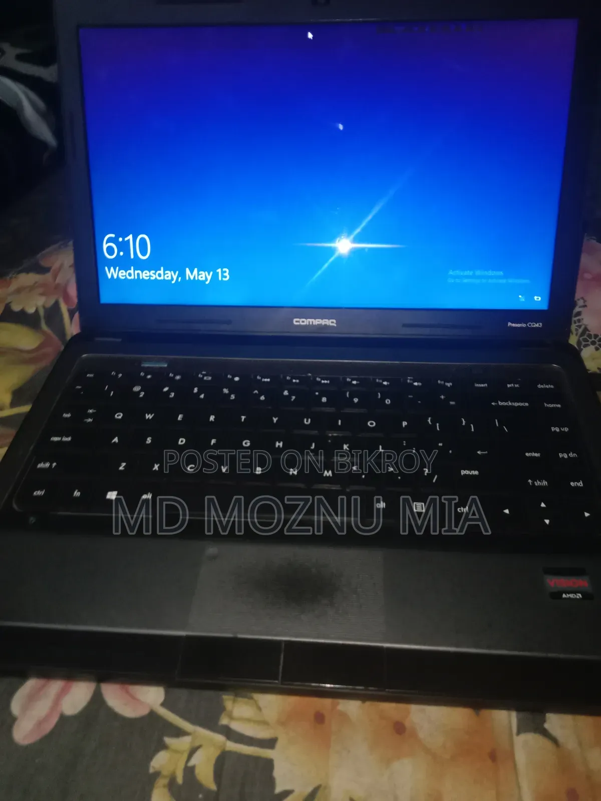 Laptop HP Compaq Presario CQ43 4GB Intel Core I7 SSD 500GB