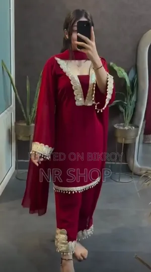 Georgette Sequence Three Piece