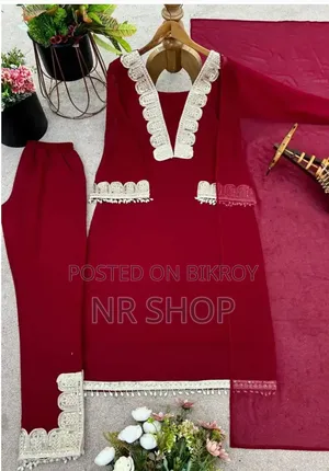 Georgette Sequence Three Piece