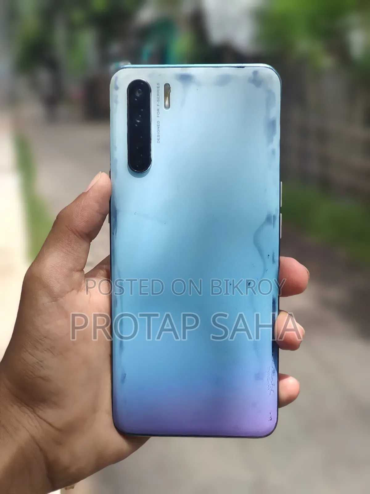 Oppo F15 256 GB Blue