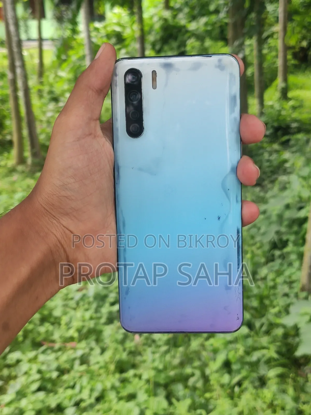 Oppo F15 256 GB Blue