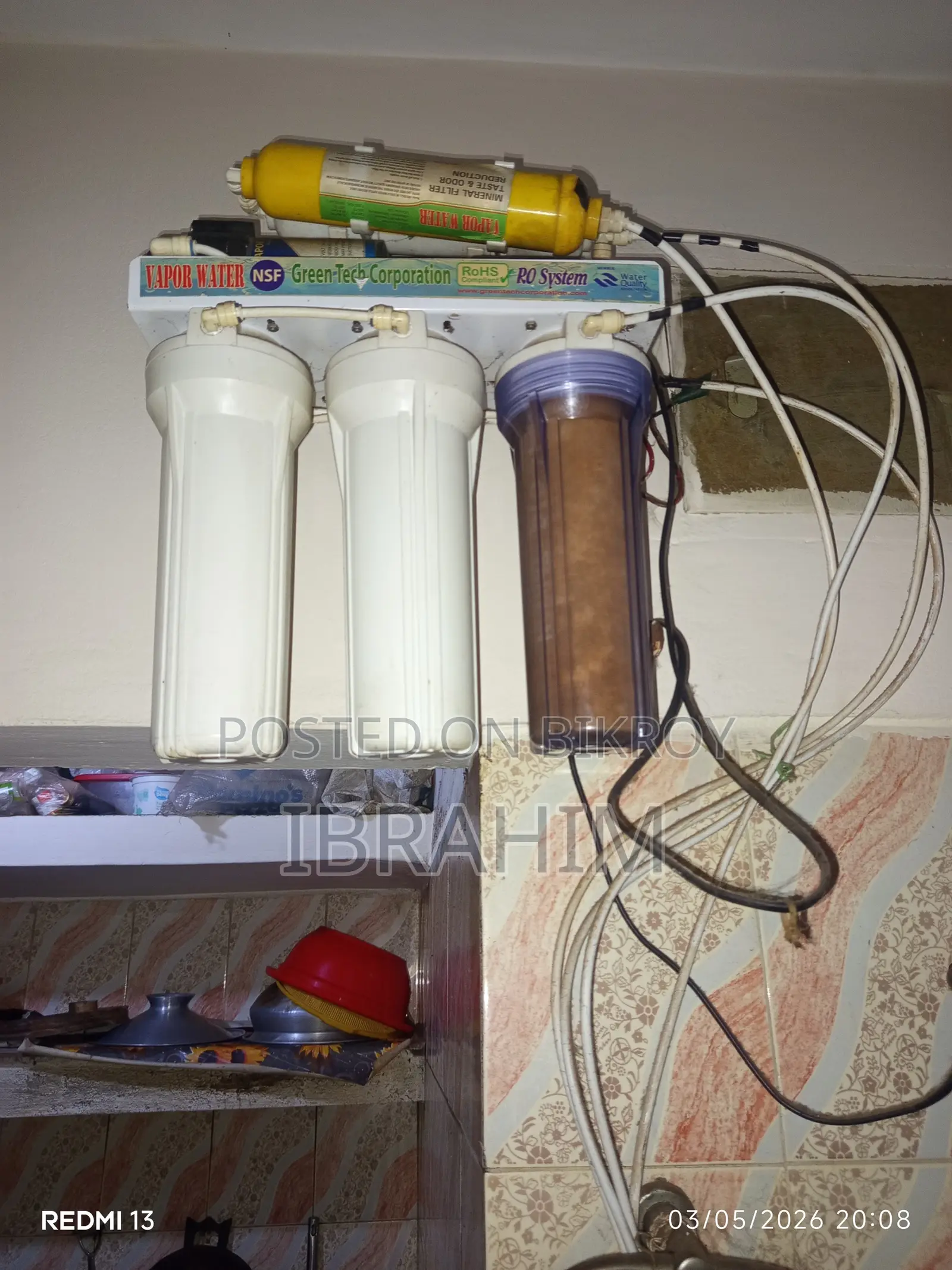 Vapor 6 Stage Alkaline RO Water Purifier Made in Vietnam