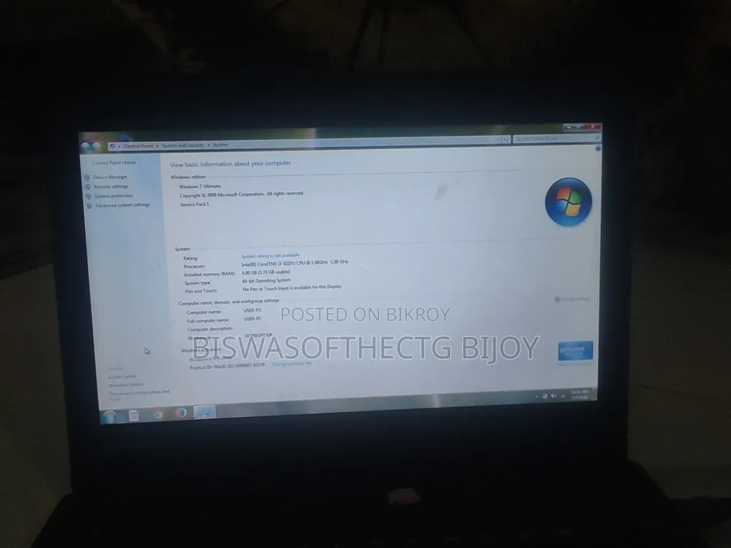 Laptop Lenovo IdeaPad 320 4GB Intel Core I3 SSD 512GB