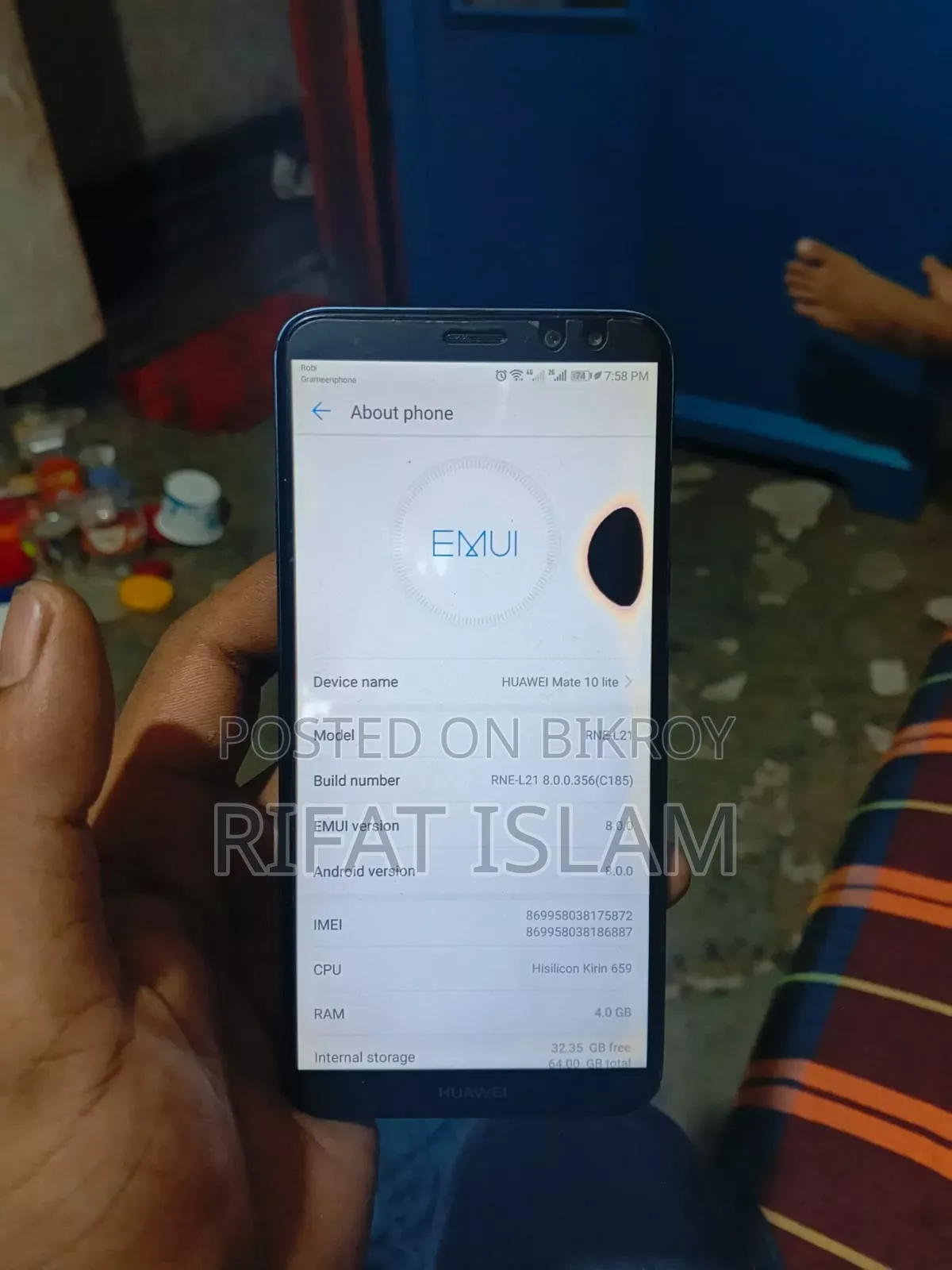 Huawei Mate 10 Lite Dual SIM 64 GB Blue