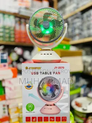Jy Super Rechargeable Table Fan