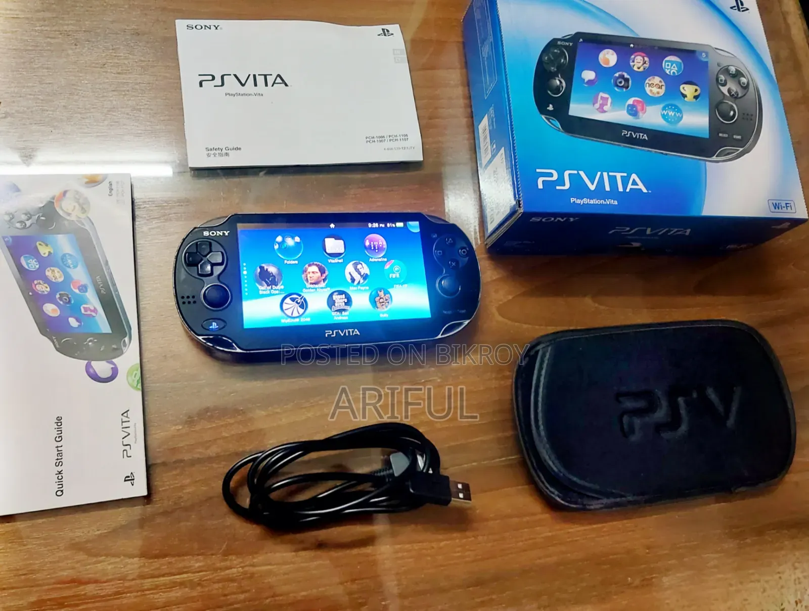 Sony PS Vita With Full Box 32GB Games