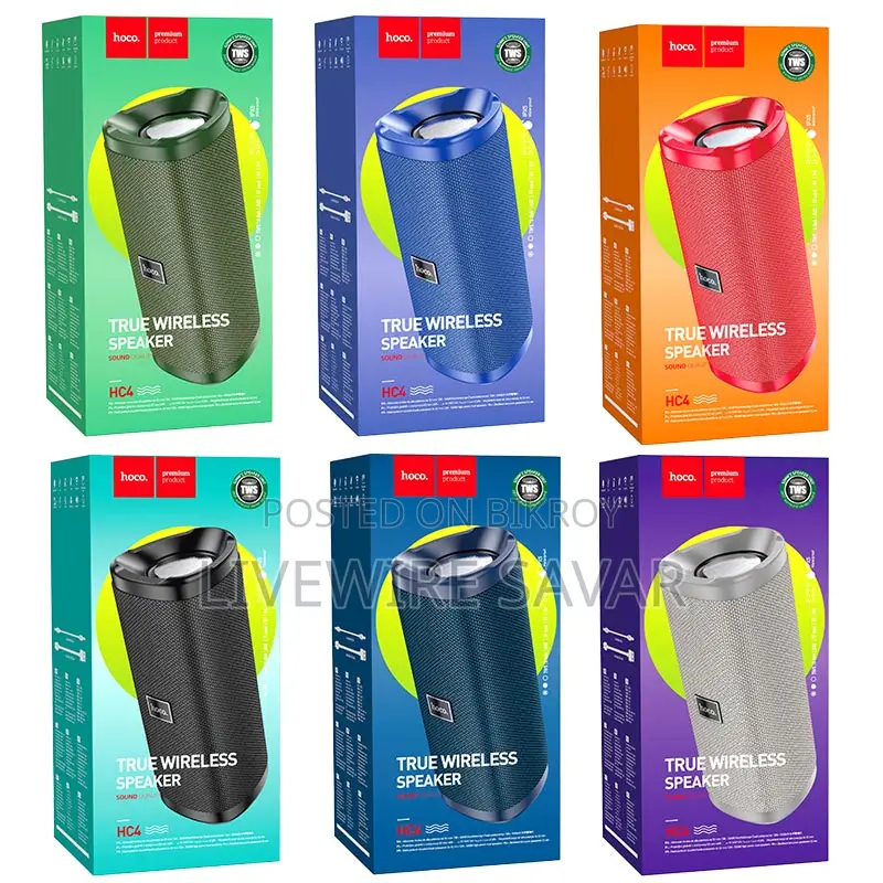 Hoco Hc4 True Wireless Waterproof Bluetooth Speaker