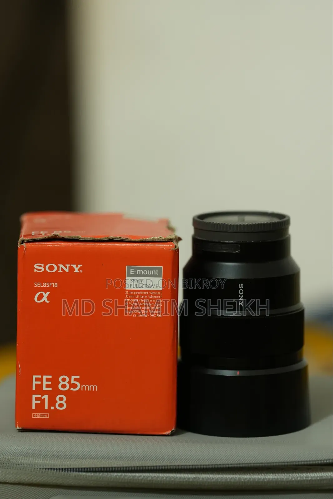 Sony 85mm F1.8