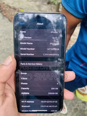 Apple iPhone XS 256 GB Gold