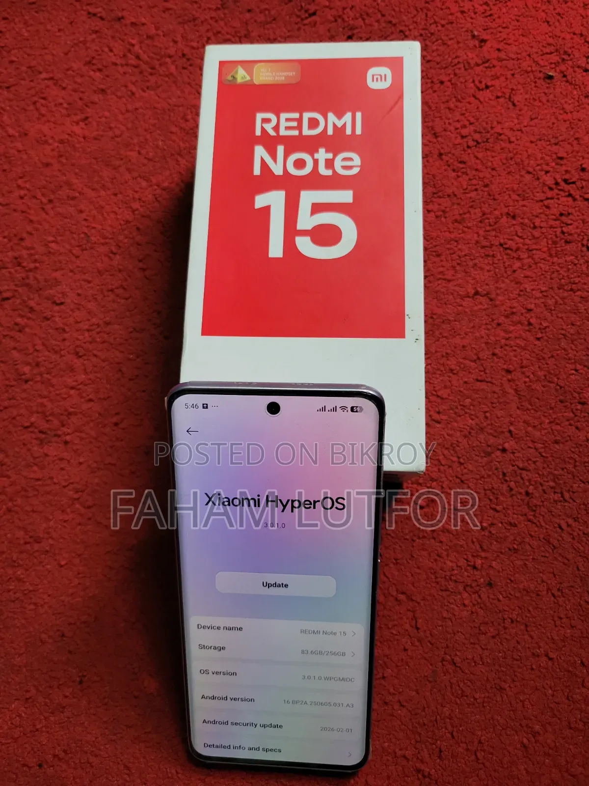 Xiaomi Redmi Note 15 256 GB Silver