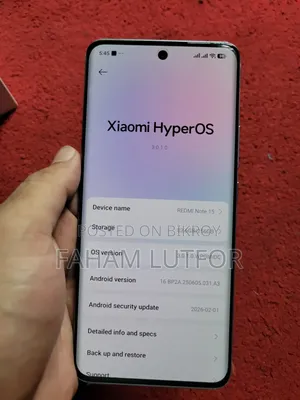 Xiaomi Redmi Note 15 256 GB Silver