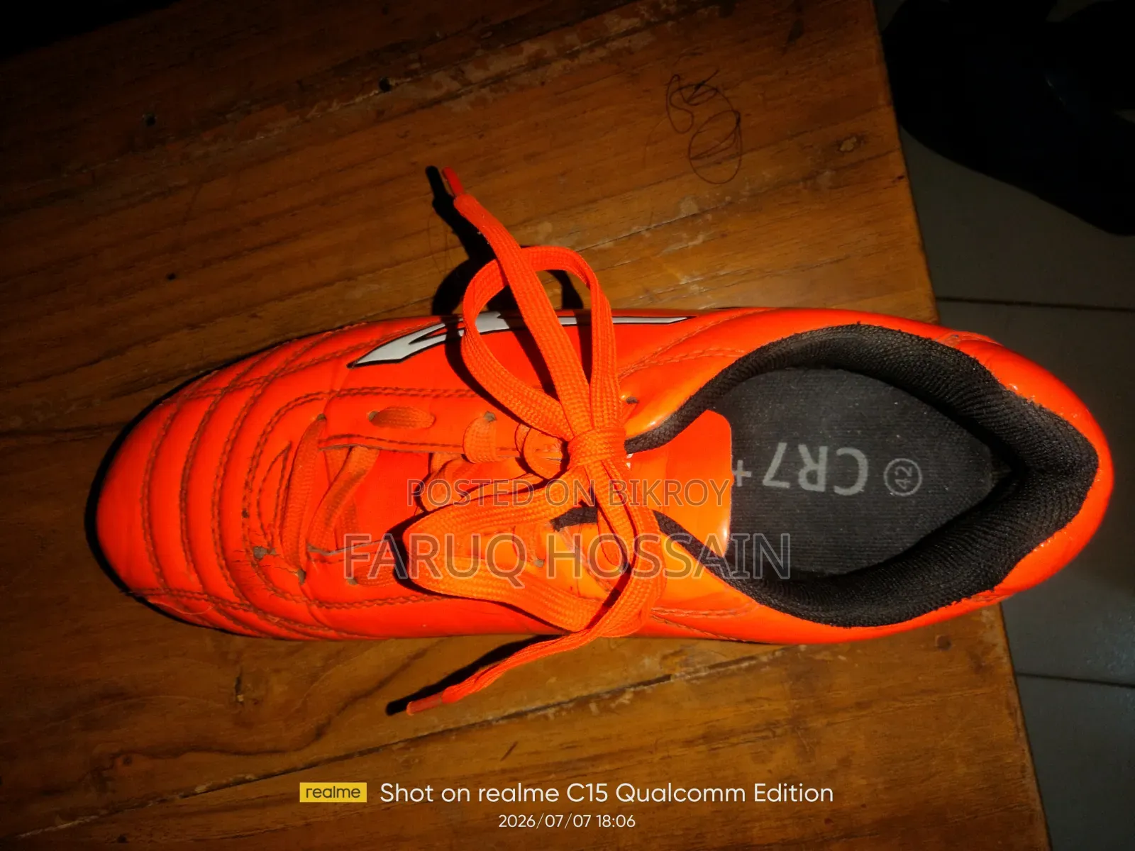 Football Boot Size 42