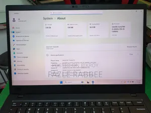 Laptop Lenovo ThinkPad X1 Carbon 8GB Intel Core I5 SSD 256GB