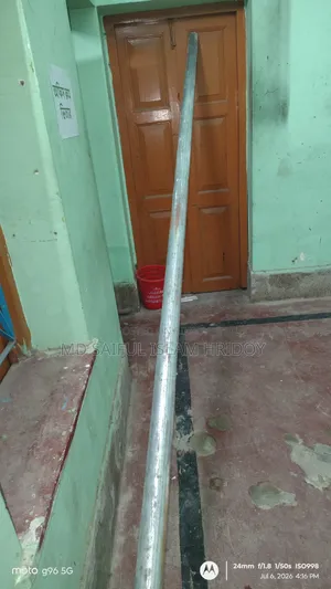 A ship pipe will be sold. 12 feet long and 2.5 inches thick.