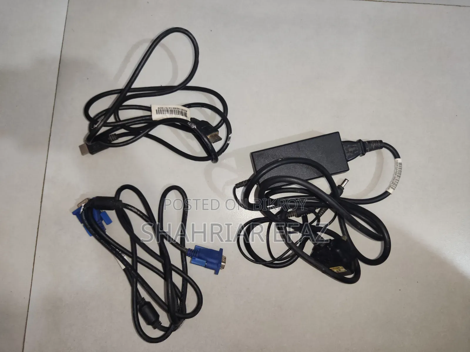 Hp Original Laptop, Monitor, Pc, Cable Set