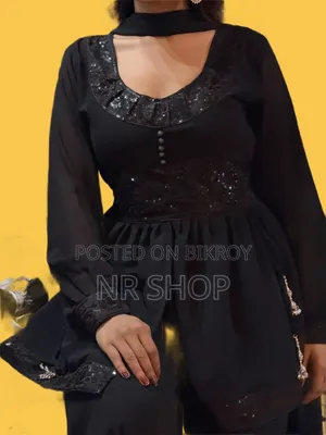 জর্জেট সিকুয়েন্স থ্রি পিস
