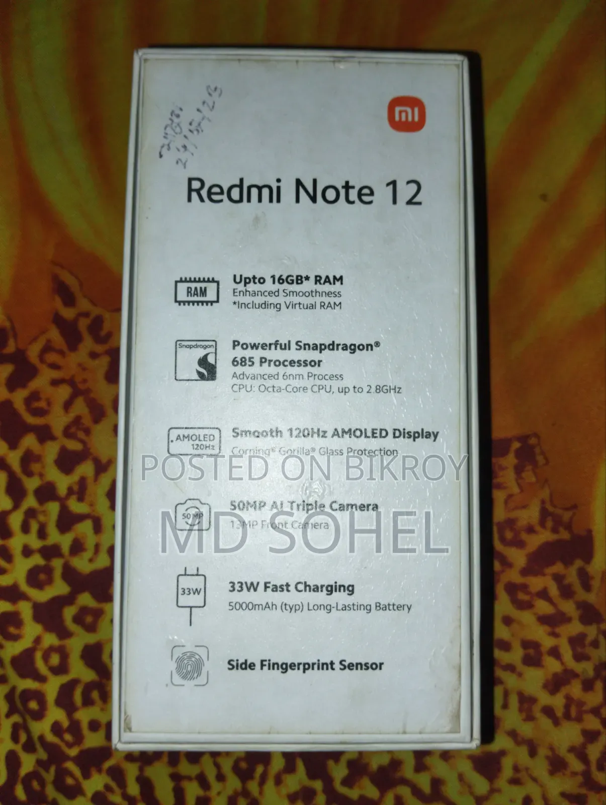 Xiaomi Redmi Note 12 128 GB Blue