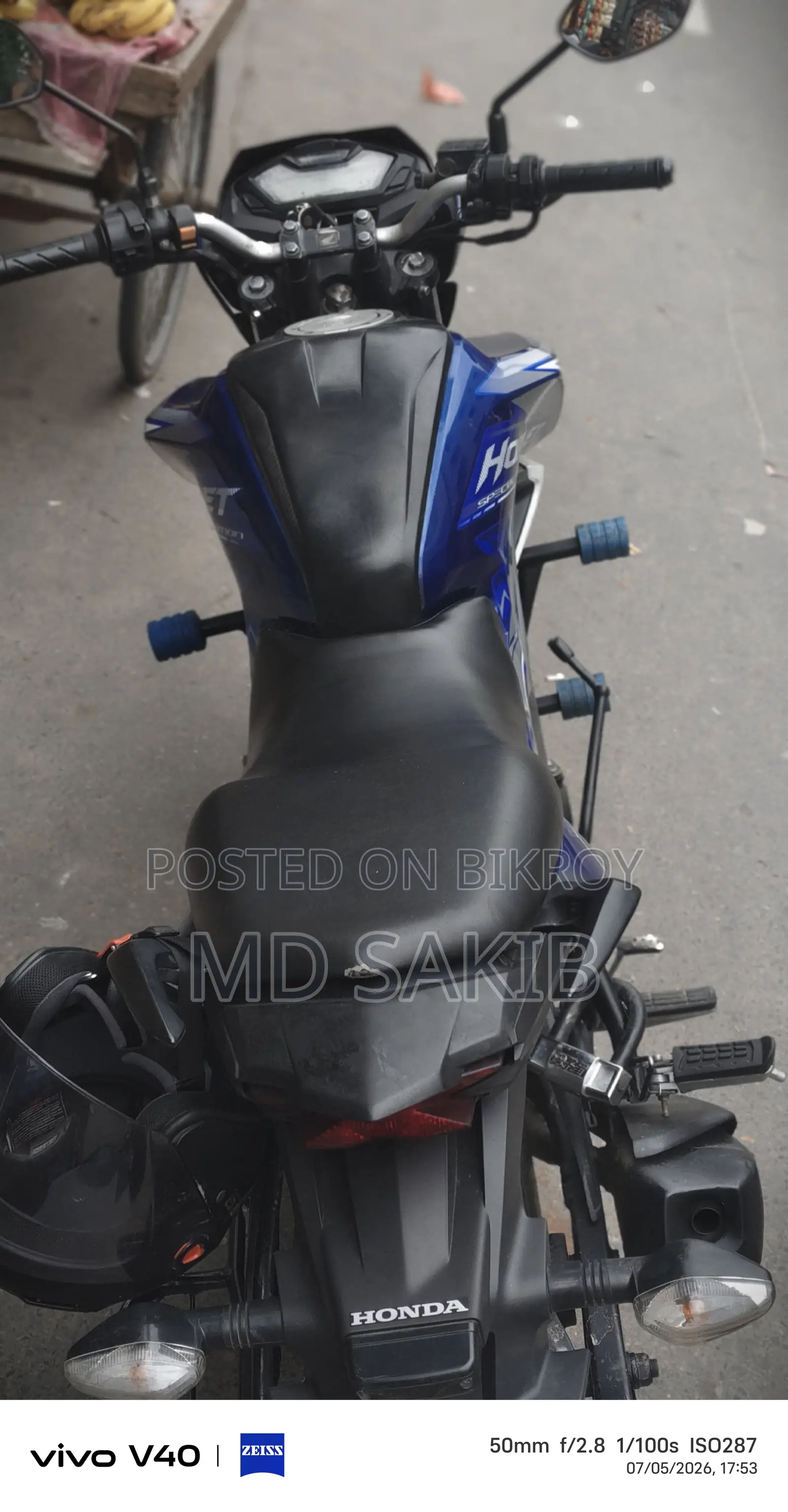 Honda Hornet 2018 Blue