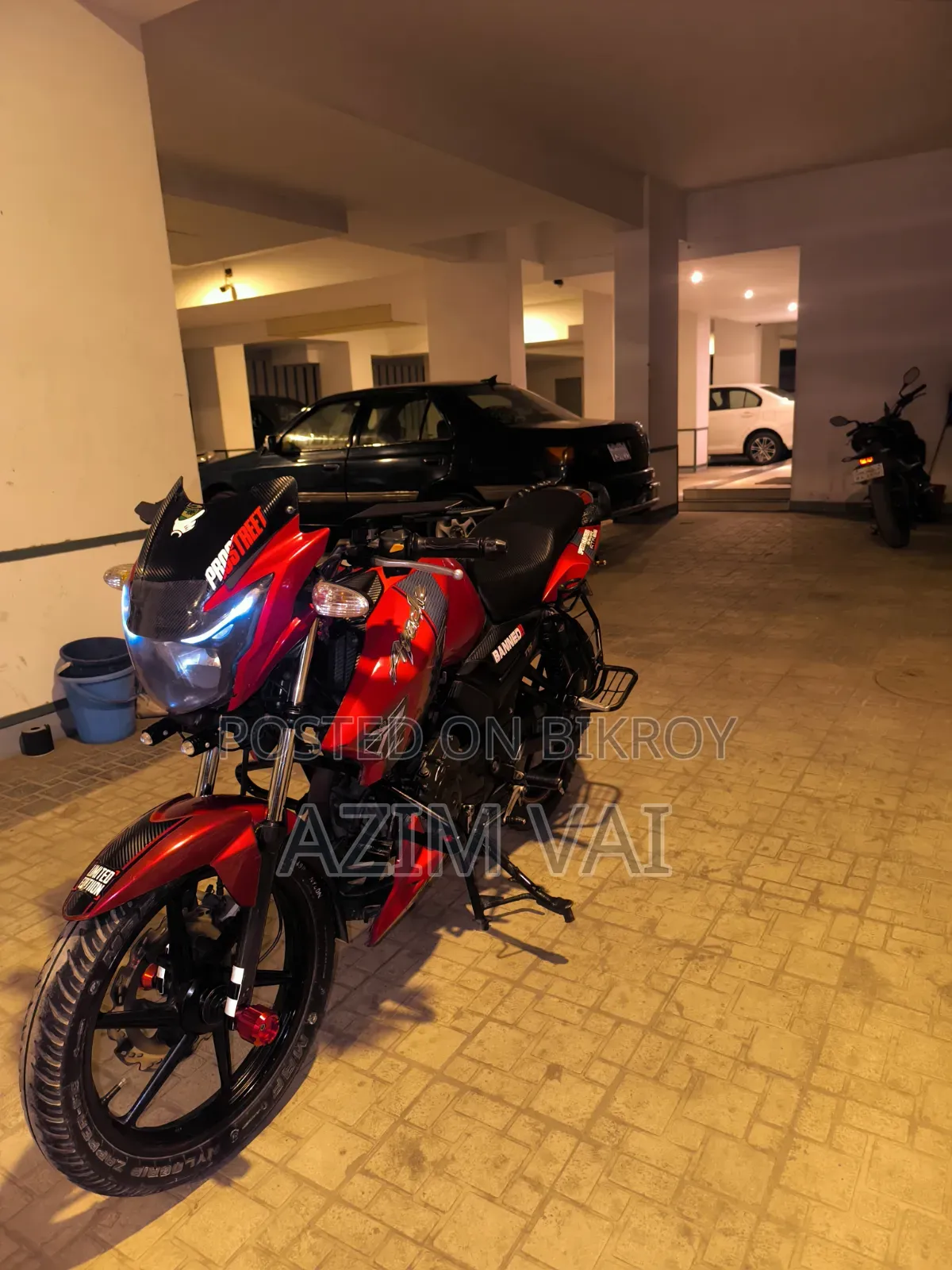 TVS Apache RTR 160 2V 2017 Red