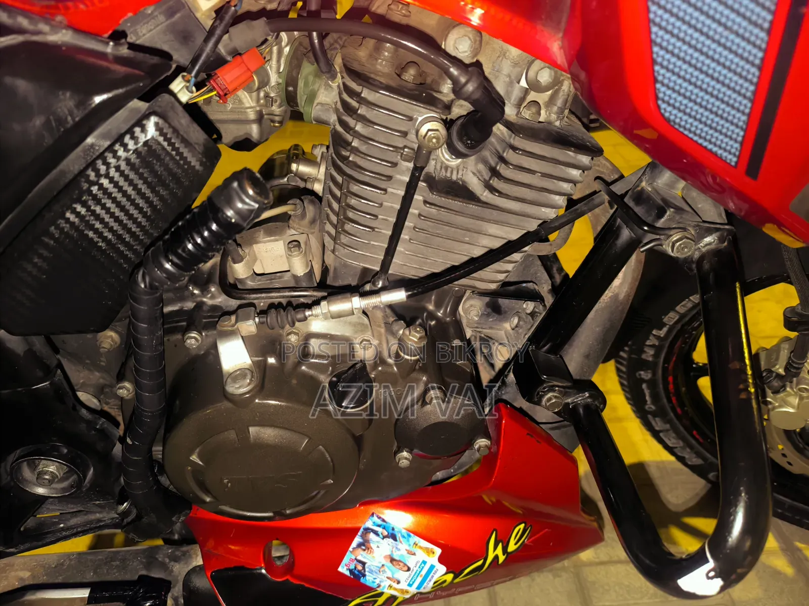 TVS Apache RTR 160 2V 2017 Red